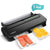 ABOX Home Appliance ABOX Vacuum Sealer Machine, 5 in 1 Food Vacuum Sealer, Built-in Cutter, Starter Kit Roll and Holder
