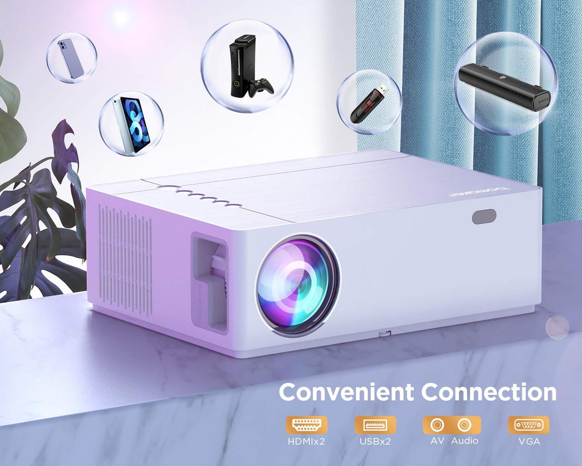 Bomaker Parrot I Projector with Foldable Screen