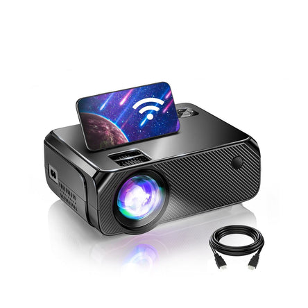 BOMAKER Native HD Outdoor Projector, WiFi Mini Projector for Outdoor Movies-GC355 - Bomaker