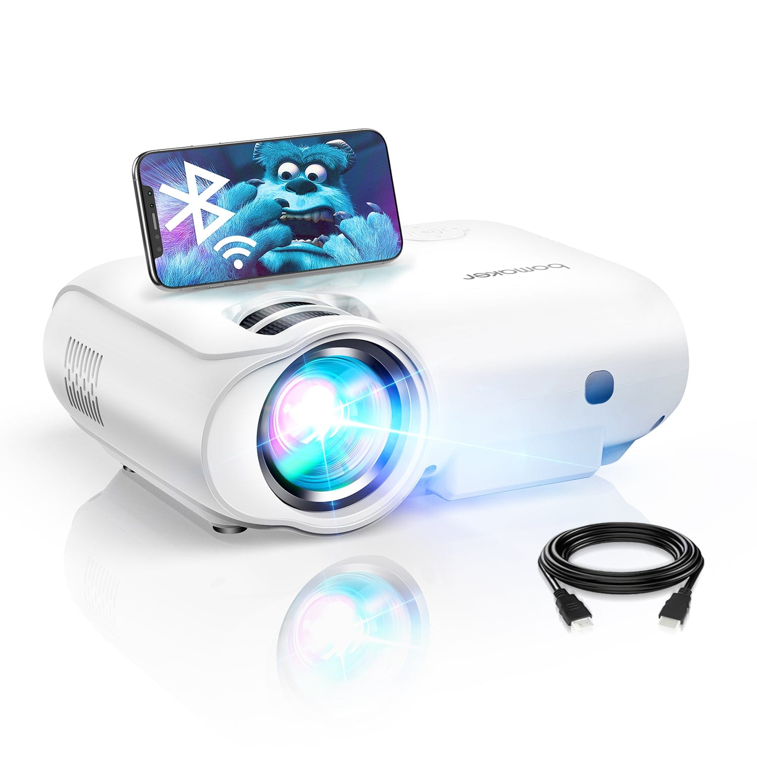 Bomaker 720P HD 2.4G+5G WiFi Mini Projector—Magic 421 Max - Bomaker