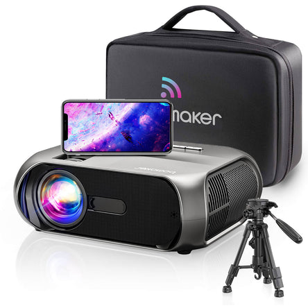 Bomaker S5 Gray Wi-Fi Outdoor Projector Full HD 1080P Wireless Mirroring - Bomaker