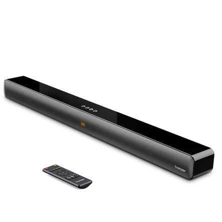 BOMAKER TV SoundBar, Customized Ultra Deep Bass/ 9 EQ/ CEC Remote/ 3D Surround Bar with HDMI-ARC, Optical, AUX, BT, USB In-Odine IV - Bomaker