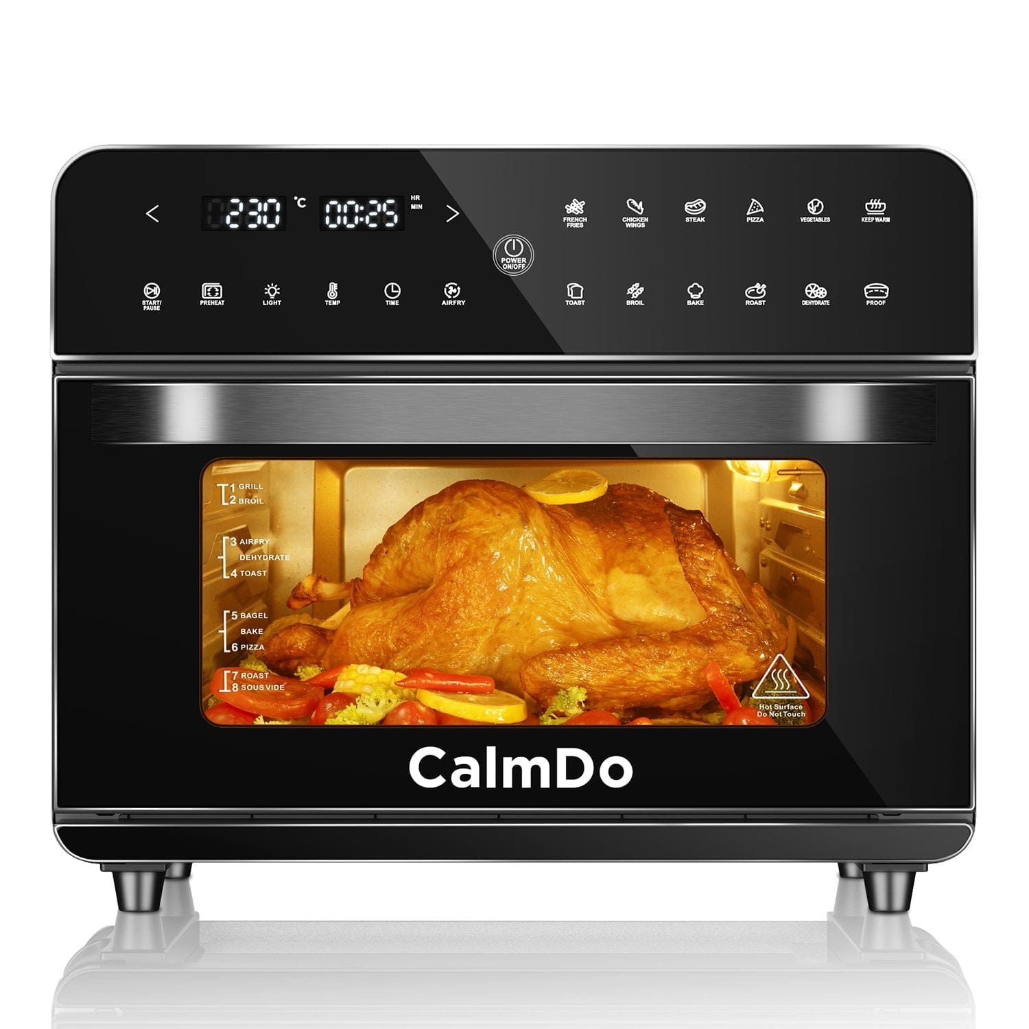 CalmDo 26.3 Quart Multi-function Air Fryer Oven