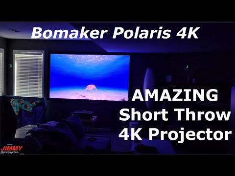 Bomaker Polaris 4k ultrashort range laser TV