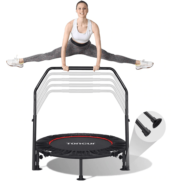 Toncur 40 Foldable Mini Trampoline with Handle