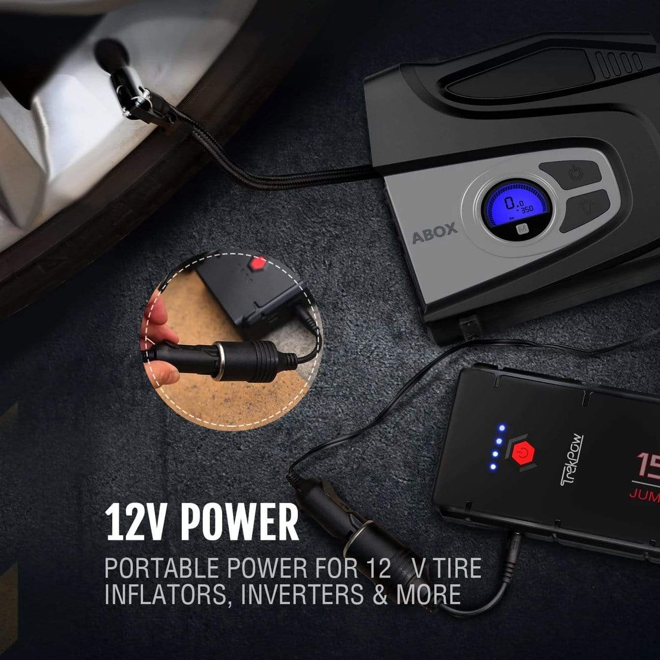 Trekpow shop jump starter