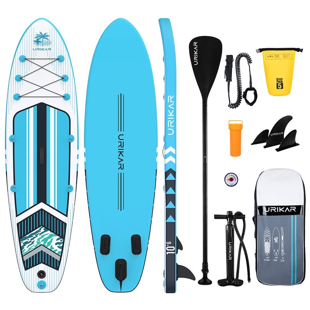 Urikar Surfboard Dreamboat Urikar Inflatable Paddleboard with Premium Accessories Set-Pump, Carrier, Waterproof Dry Bag