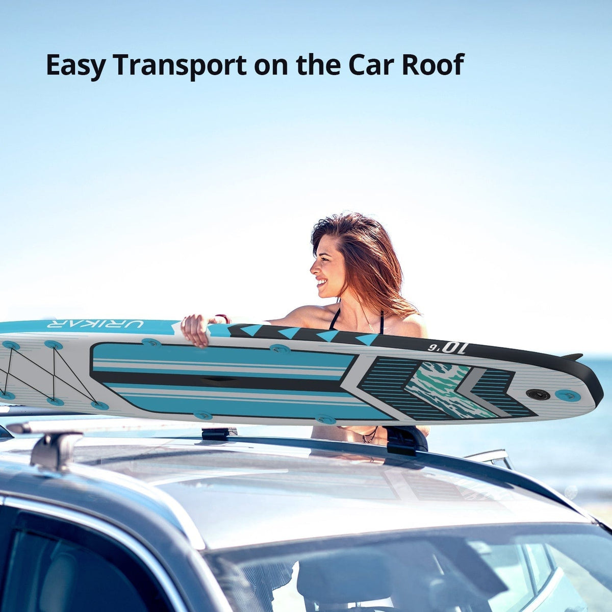 Urikar Surfboard Urikar Inflatable Paddleboard with Premium Accessories Set-Pump, Carrier, Waterproof Dry Bag