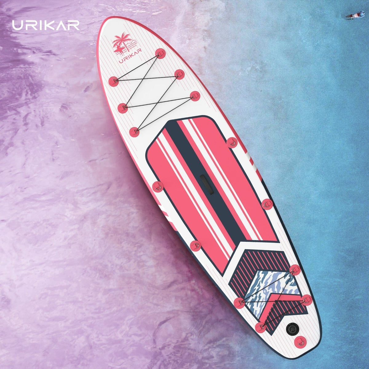 Urikar Surfboard Urikar Inflatable Paddleboard with Premium Accessories Set-Pump, Carrier, Waterproof Dry Bag